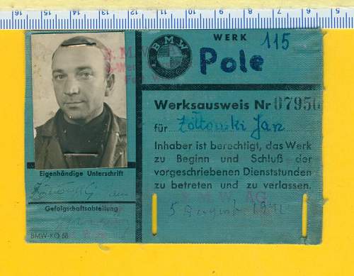 Polish Forced Labour (Zwangsarbeiter/Fremdarbeiter) collection