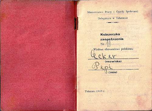 1942 Kuibyshev issued passport...