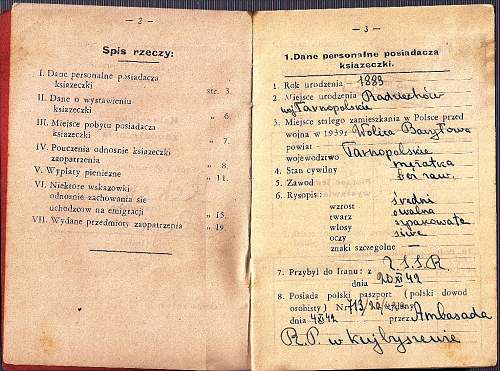 1942 Kuibyshev issued passport...