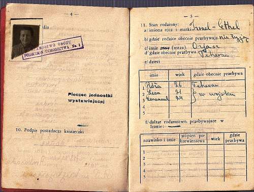 1942 Kuibyshev issued passport...