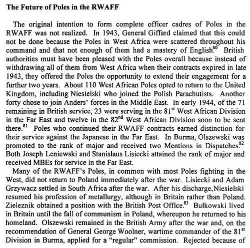 Polish Forces in West Africa
