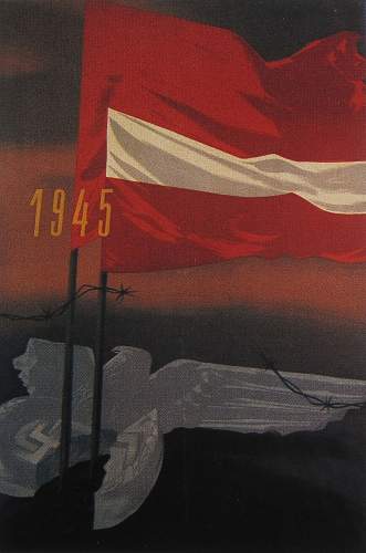 Polish Flag, 1945 dated