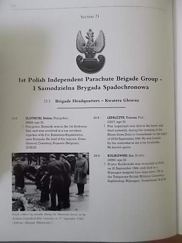 ALL MEN ARE BROTHERS :The Polish Parachute Brigade Roll of Honour