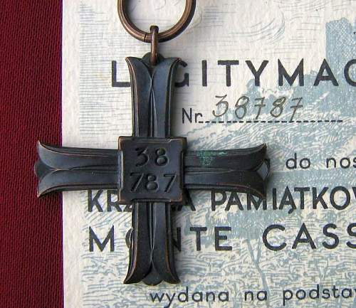 Monte Cassino cross