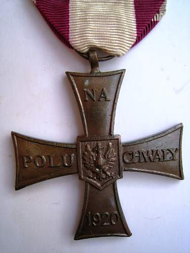 Cross of Valour (Krzyz Walecznych) - Exile Types