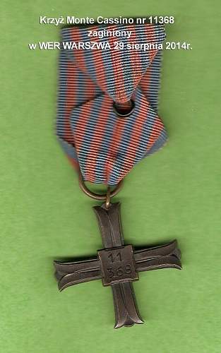 Monte Cassino cross