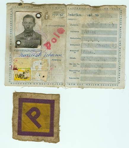 Polish Forced Labour (Zwangsarbeiter/Fremdarbeiter) collection