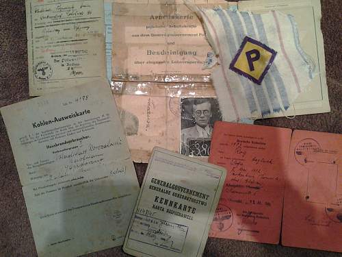 Polish Forced Labour (Zwangsarbeiter/Fremdarbeiter) collection