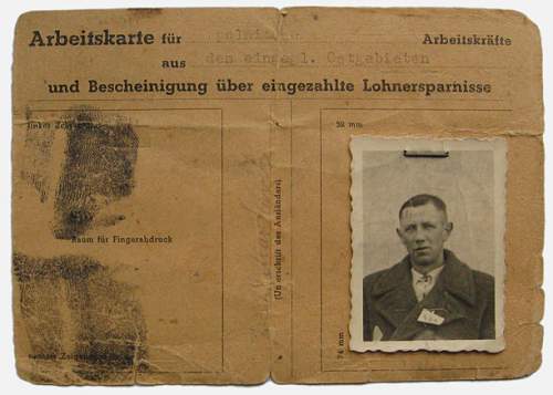 Polish Forced Labour (Zwangsarbeiter/Fremdarbeiter) collection