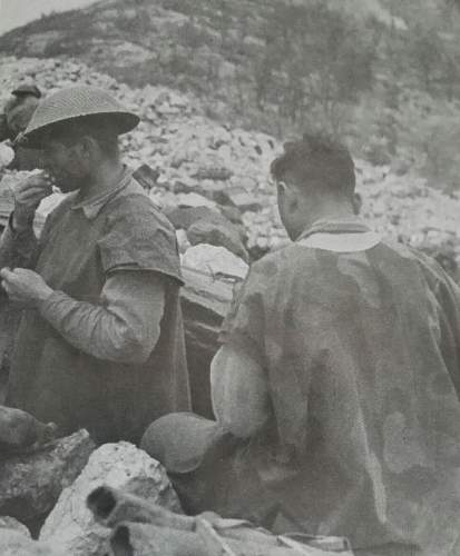 Camo shelters or capes used by the Polish 2nd Corps during Monte Cassino battle