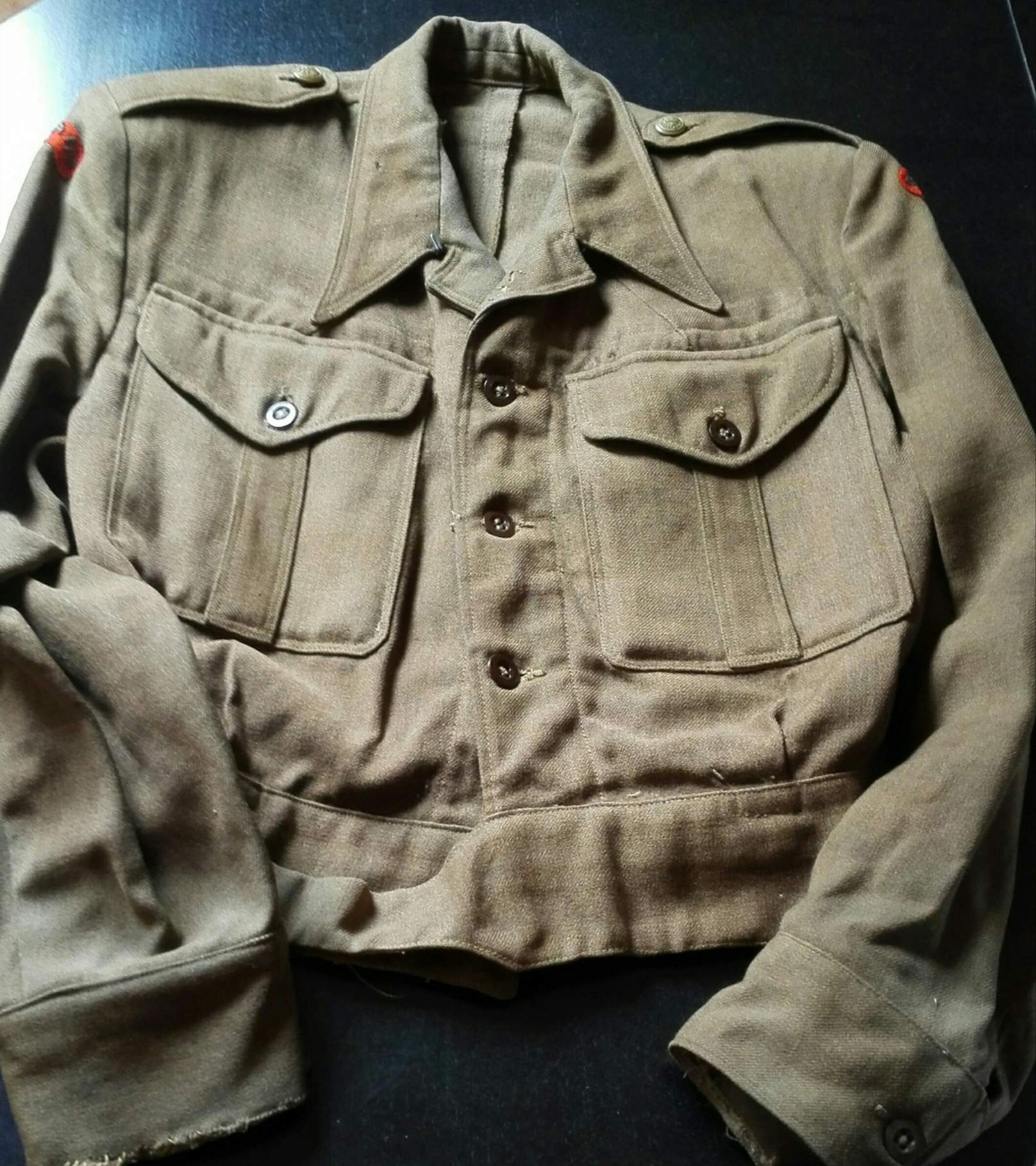 Ww2 Polish Battledress 1943 Dated