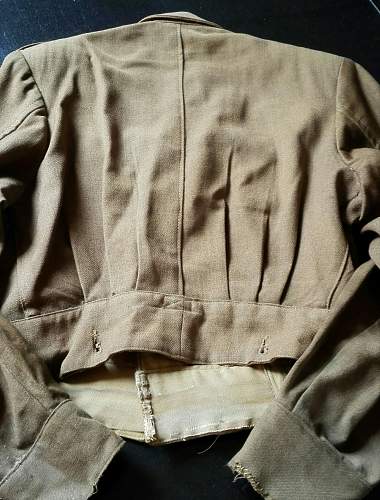 WW2 Polish Battledress 1943 dated.