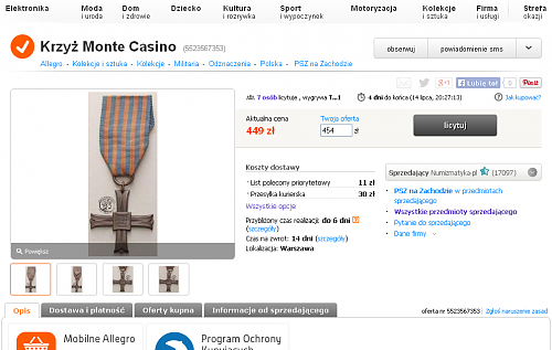 Monte Cassino cross