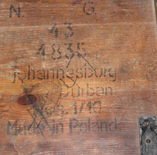 Polish Vet Ammo Box From South Africa