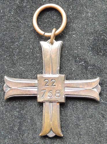 Monte Cassino cross