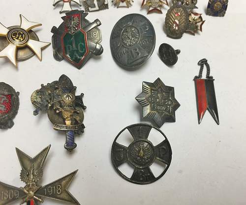 Polish Regimental Badges WW2