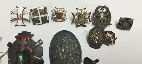 Polish Regimental Badges WW2