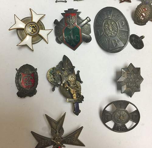 Polish Regimental Badges WW2