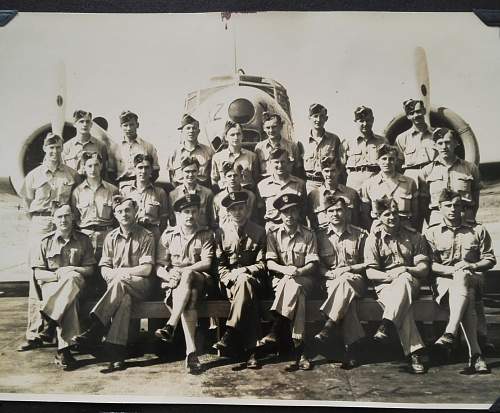 WW2 Polish Pilot Observers set: Pilot's photo album (Canada, Paris, U.K et cetera) and WW2 Pilot Observers wing badge