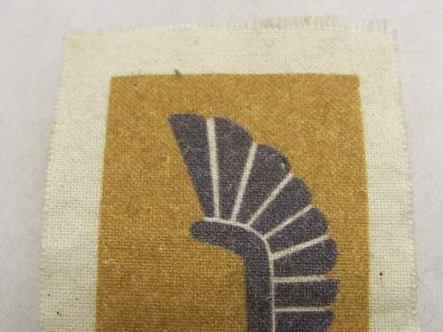 Polish 1st Armoured Division Patch Cotton - Genuine..??