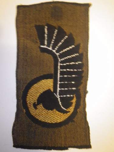 Polish 1st Armoured Division Patch Cotton - Genuine..??