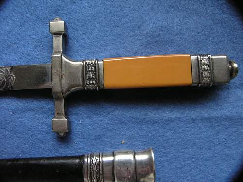 Polish air force dress dagger by borowski