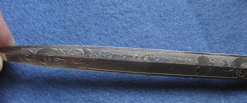 Polish air force dress dagger by borowski