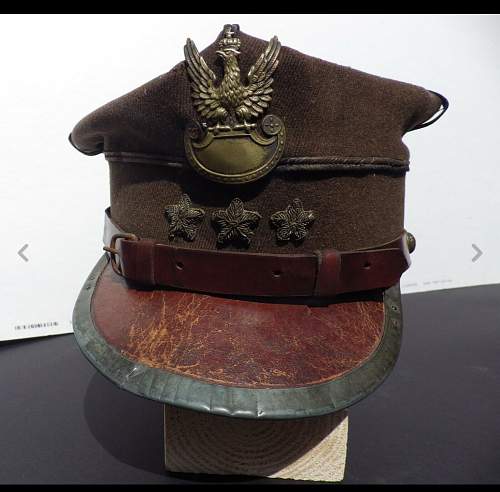 Wanted - Wz.36 Polish Air force officers or Wz.21 Polish Navy officers caps or other officers, especially uniforms items for my original Wz.19 Captains rogatywka in VGC