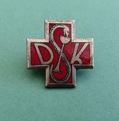 Unknown Lorioli DSK Medical Badge