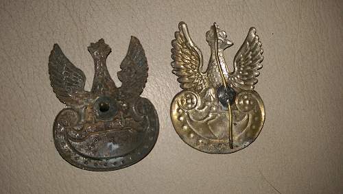 Can anyone kindly add info regarding these Aria Krajowa  badges ...thank you
