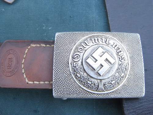 Early Wiedmann police buckle