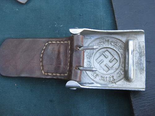 Early Wiedmann police buckle