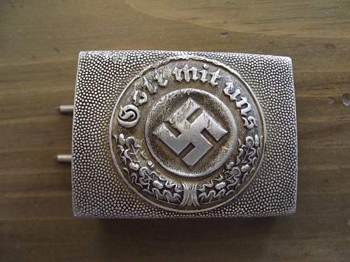 Polizei belt buckle