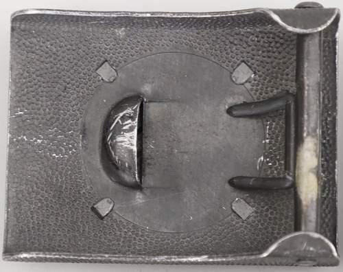 Black Polizei Buckle