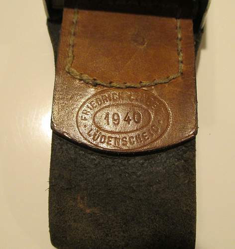 Polizei Police Buckle and Strap Friedrich Linden FLL