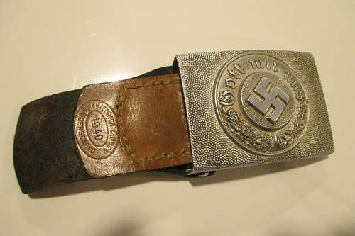 Polizei Police Buckle and Strap Friedrich Linden FLL