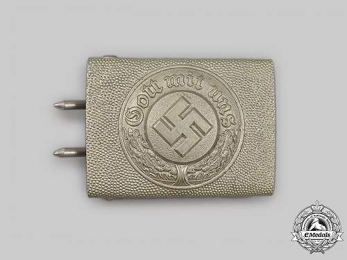 unmarked Polizei Buckle.