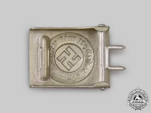 unmarked Polizei Buckle.