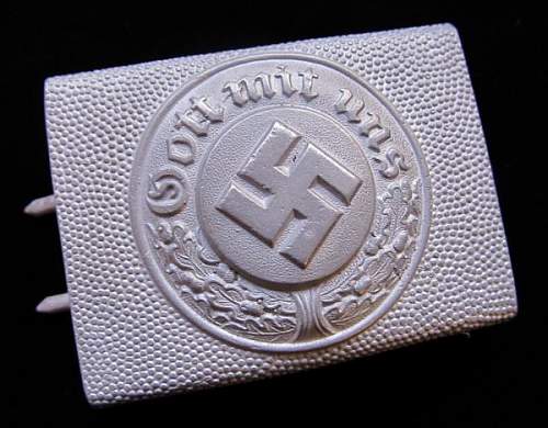 unmarked Polizei Buckle.