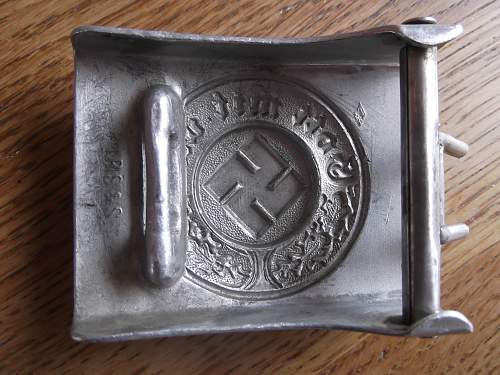 Aluminium Polizei Belt Buckle by RS &amp; S