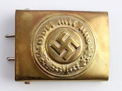 Need help authenticating (2) Polizei Buckles