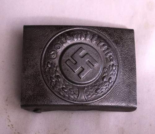 Need help authenticating (2) Polizei Buckles