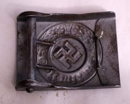 Need help authenticating (2) Polizei Buckles