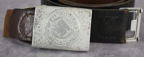 1938 Polizei Belt &amp; Buckle - Real?