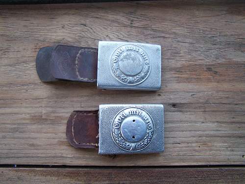 Denazified Police Buckle &amp; Belt