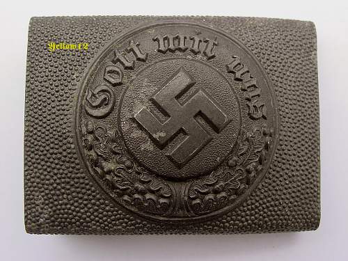 Polizei Buckle, GHO, 1939