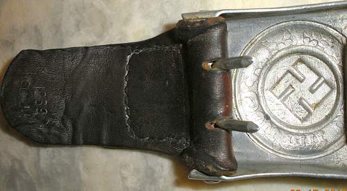 Polizei Buckle, GHO, 1939