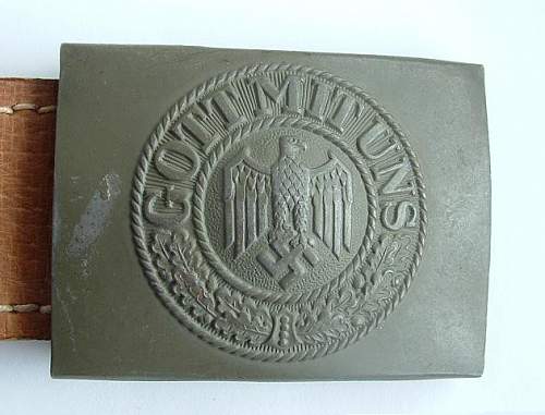 Polizei Buckle, GHO, 1939