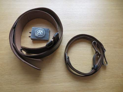 Police/Fire belt and buckle