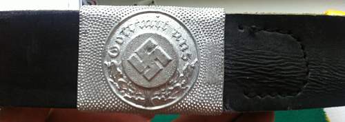 Police Buckle and  belt Original?